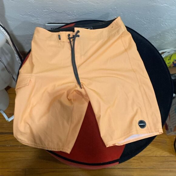 O'Neill Orange Peach Board Short Size 30 Inseam 11” - Picture 1 of 7